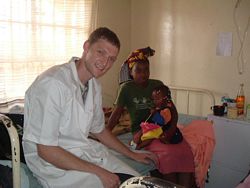 Hospital volunteering in Africa - A Medical volunteer at Wema photo